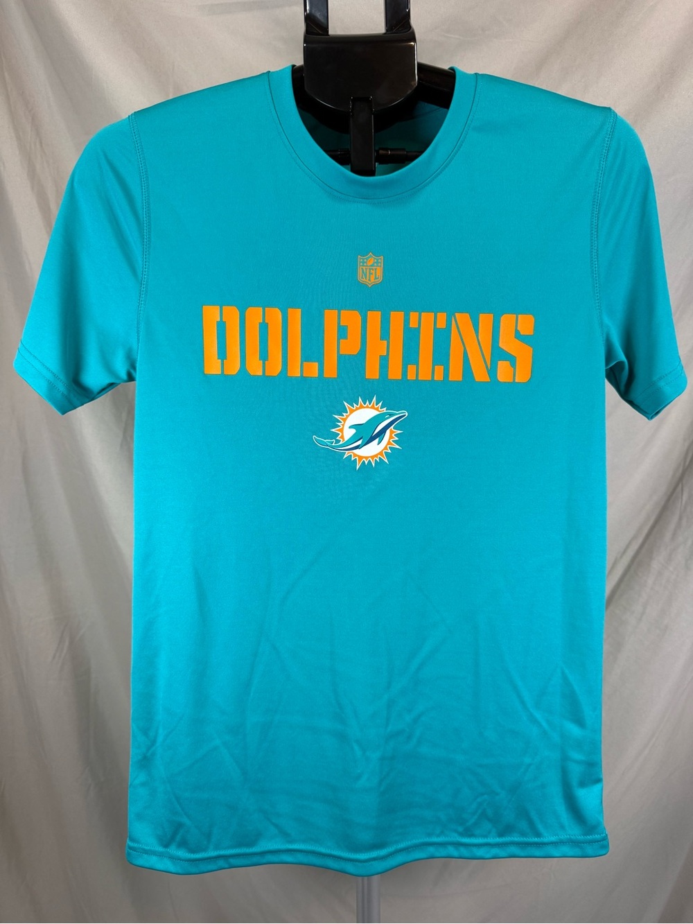 Miami Dolphins NFL Performance Graphic T-Shirt Aqua - Youth Large